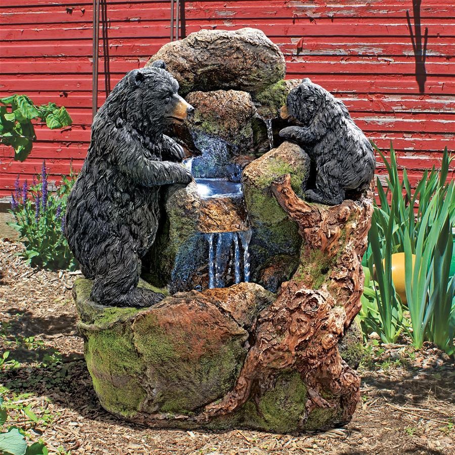Design Toscano Fountains - Grizzly Gulch Black Bears Fountain