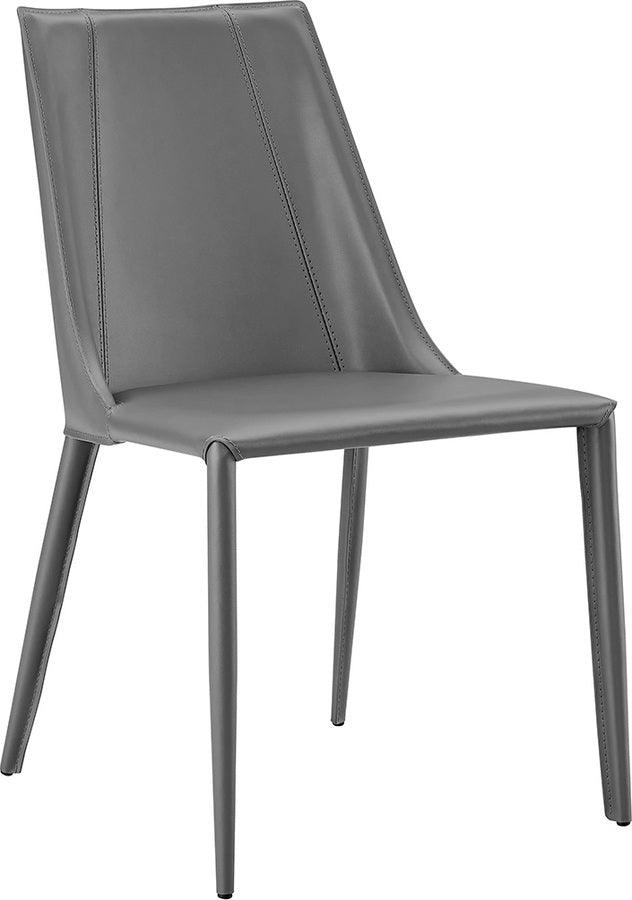 Euro Style Dining Chairs - Kalle Side Chair in Gray