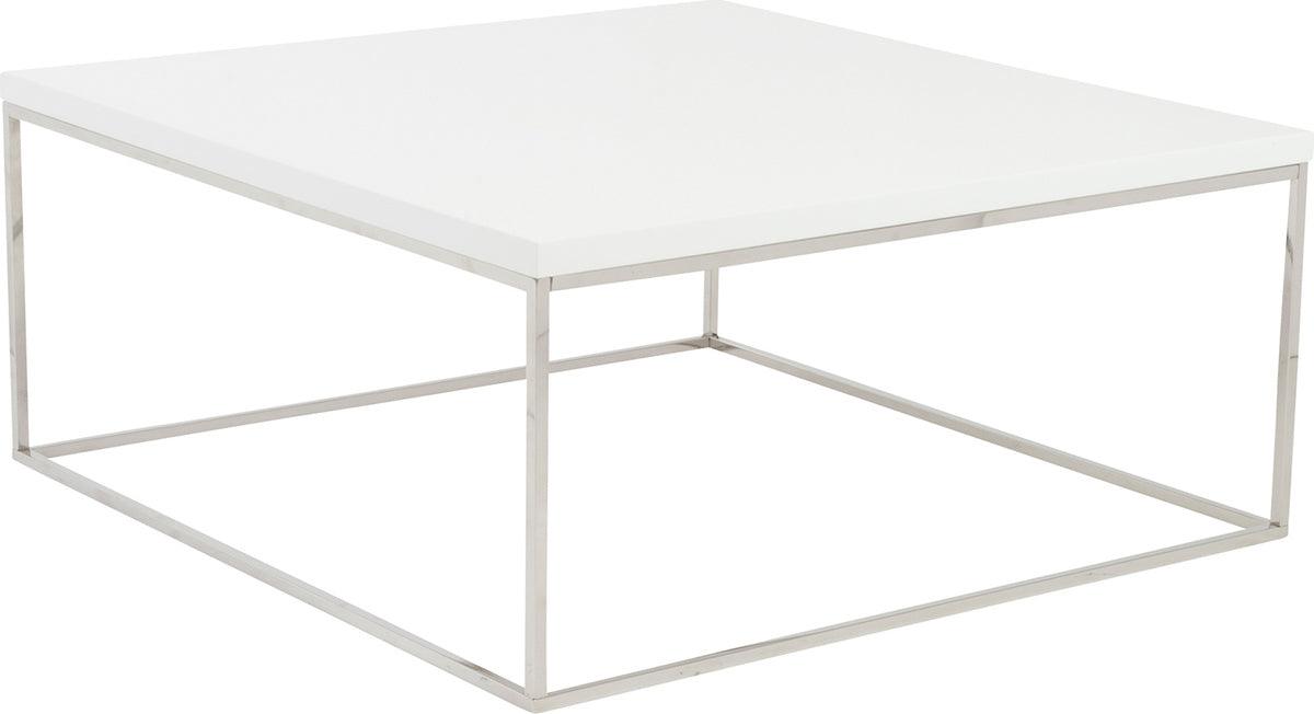Euro Style Coffee Tables - Teresa Square Coffee Table White