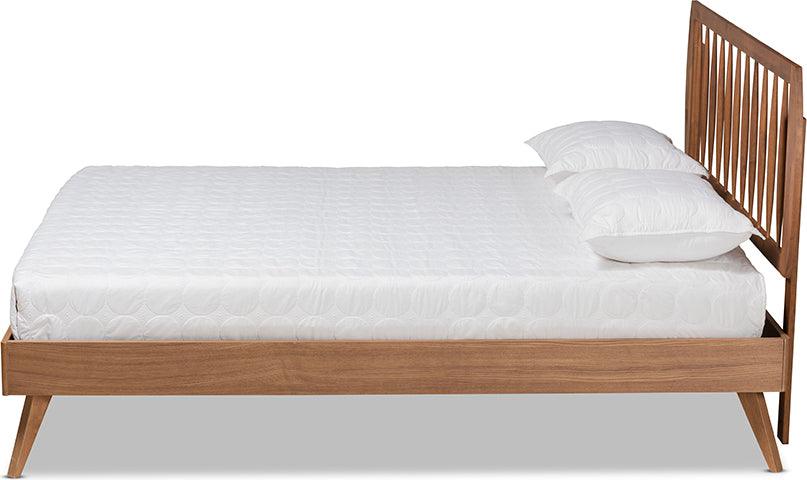 Wholesale Interiors Beds - Emiko Full Bed Walnut Brown