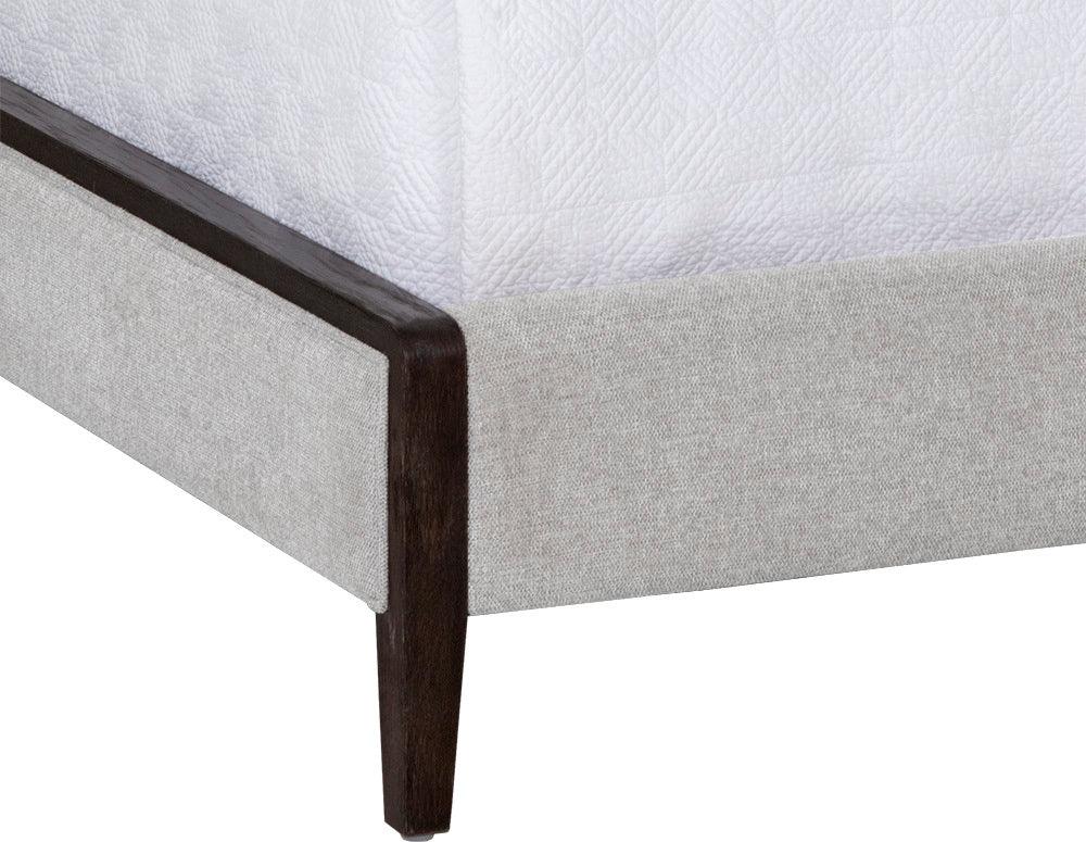 SUNPAN Beds - Colette Bed - King - Belfast Heather Grey Gray