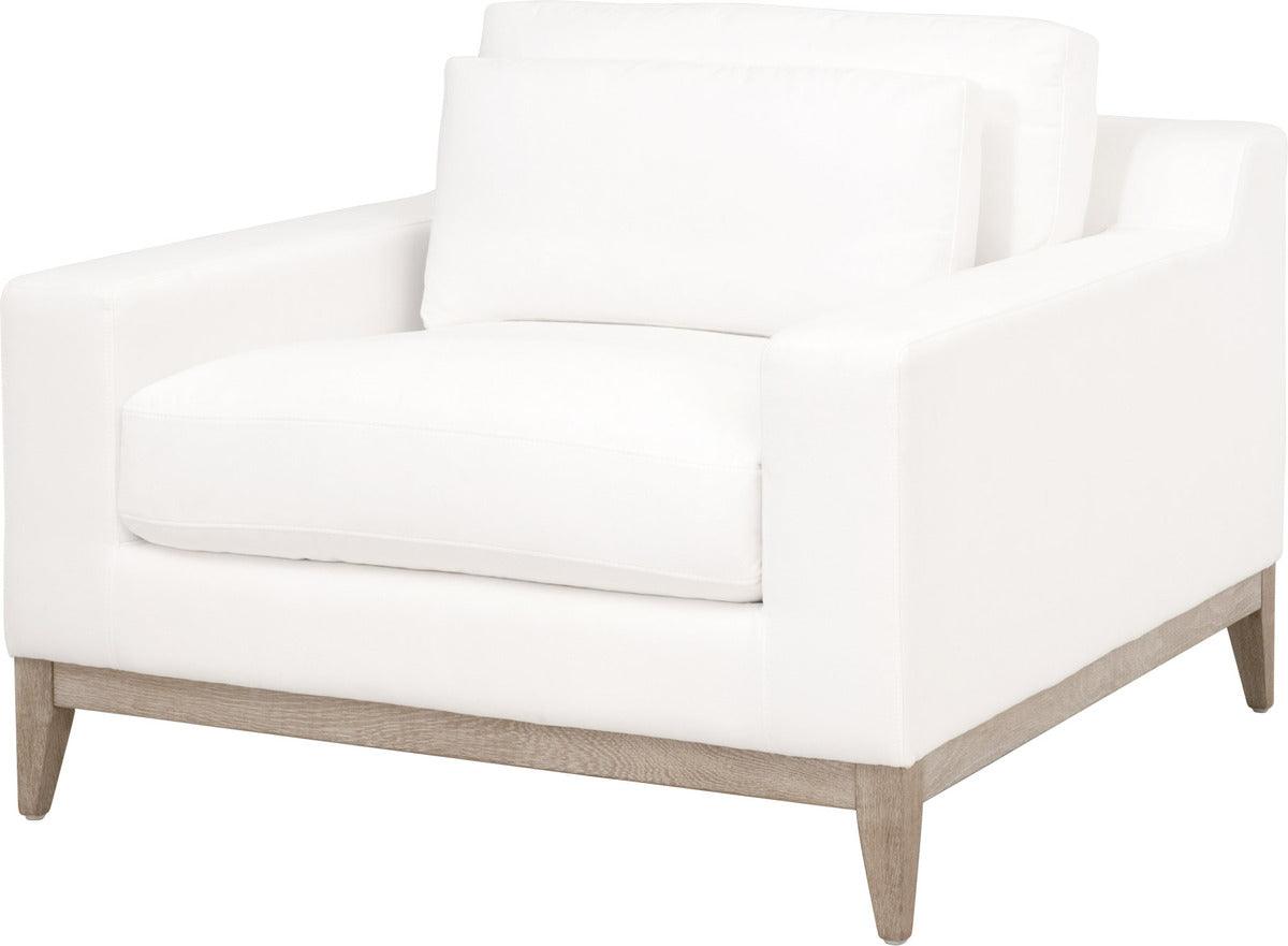 Essentials For Living Accent Chairs - Vienna Track Arm Sofa Chair LiveSmart Peyton Pearl Natural Gray