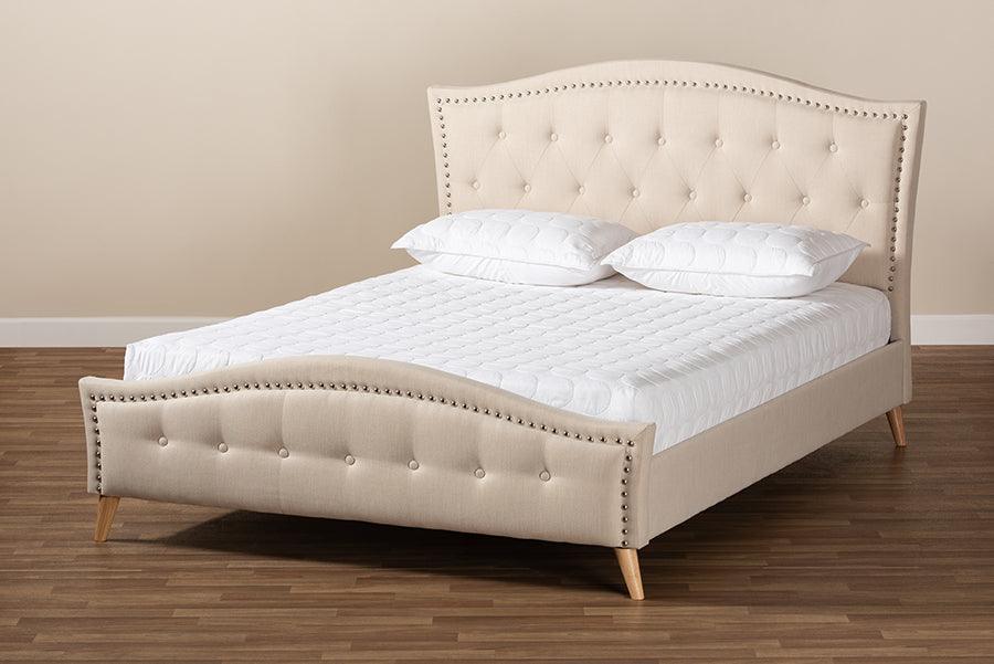 Wholesale Interiors Beds - Felisa King Bed Beige