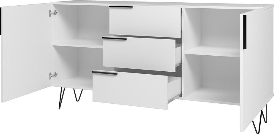 Manhattan Comfort Buffets & Cabinets - Beekman 62.99 Sideboard in White