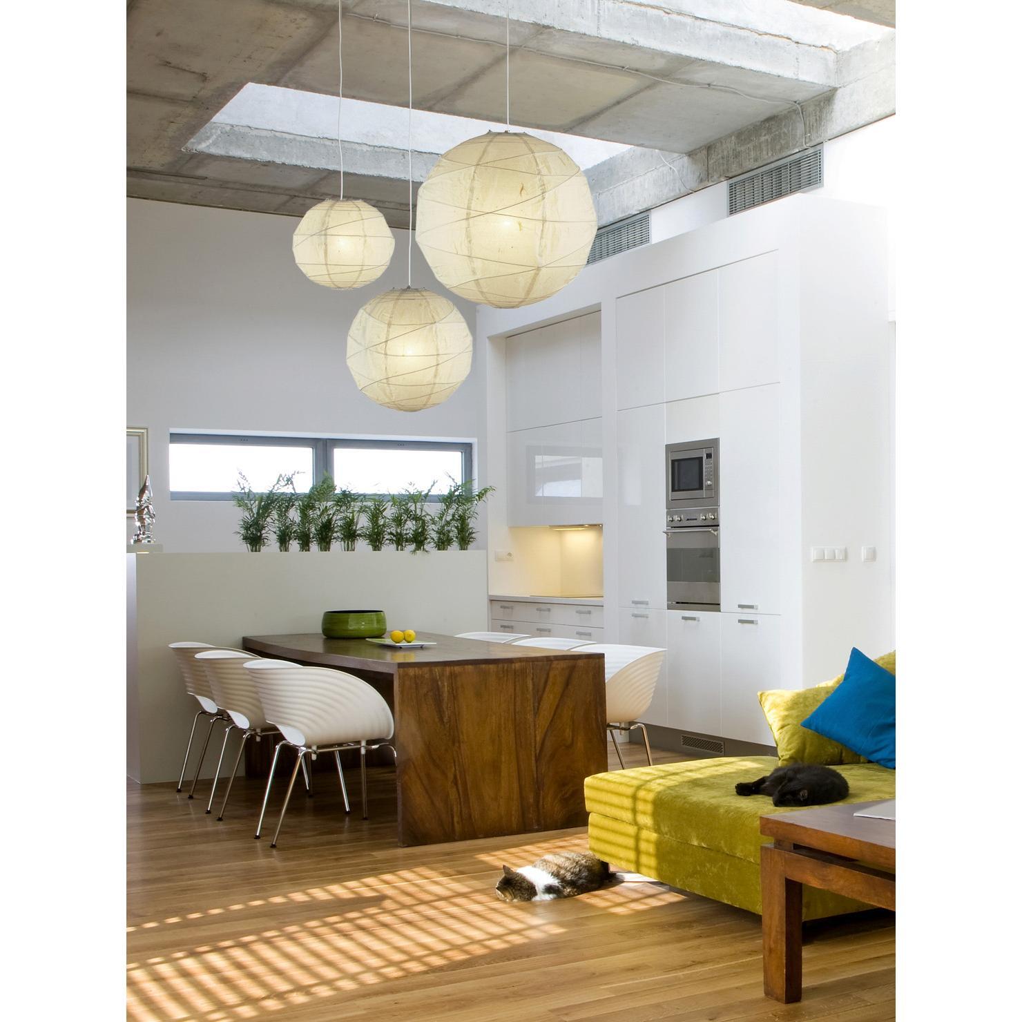 Adesso Ceiling Lamps - Orb Large Pendant Natural