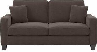 Bush Business Furniture Sofas & Couches - 73W Sofa Chocolate Brown Microsuede Fabric