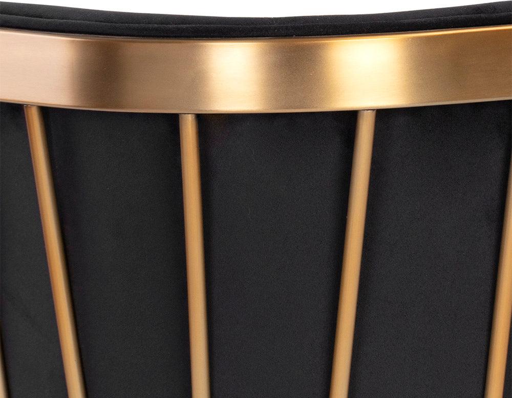 SUNPAN Dining Chairs - Caily Dining Armchair - Abbington Black