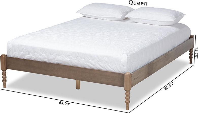 Wholesale Interiors Beds - Cielle King Bed Weathered Gray
