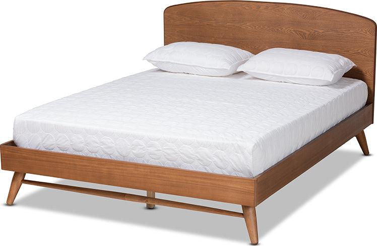 Wholesale Interiors Beds - Keagan Queen Bed Walnut Brown