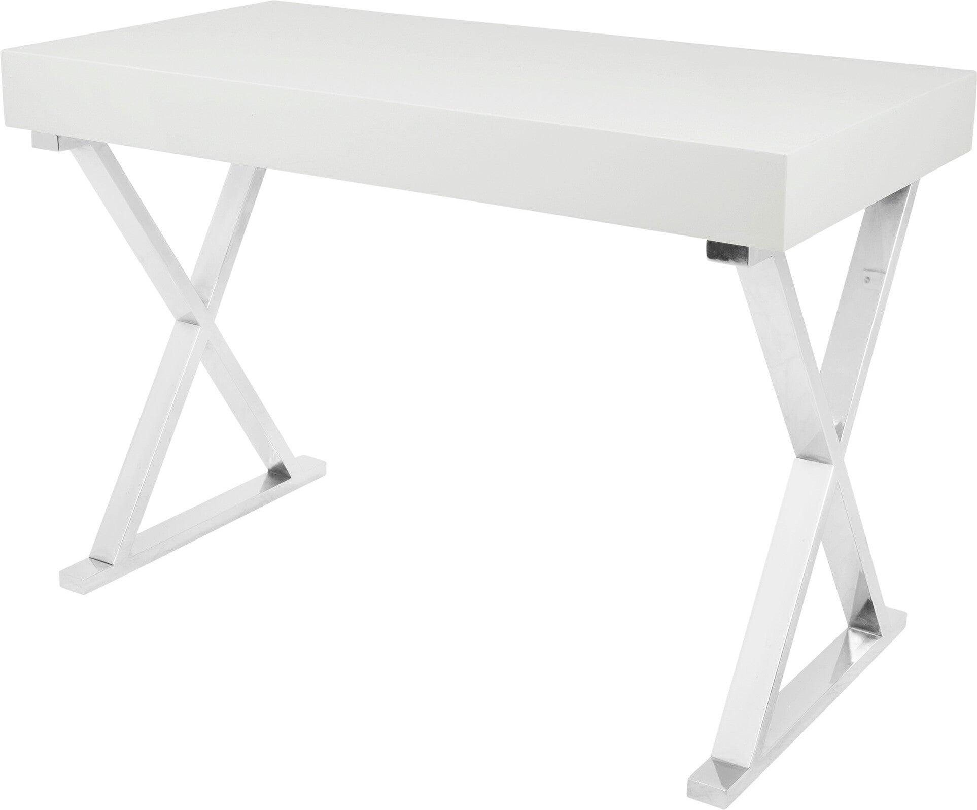 Lumisource Desks - Luster Desk White