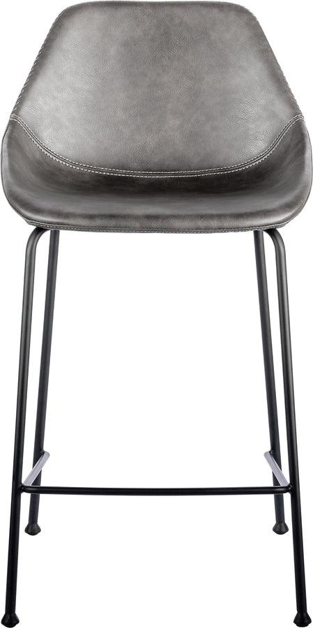 Euro Style Barstools - Corinna Counter Stool in Dark Gray - Set of 2