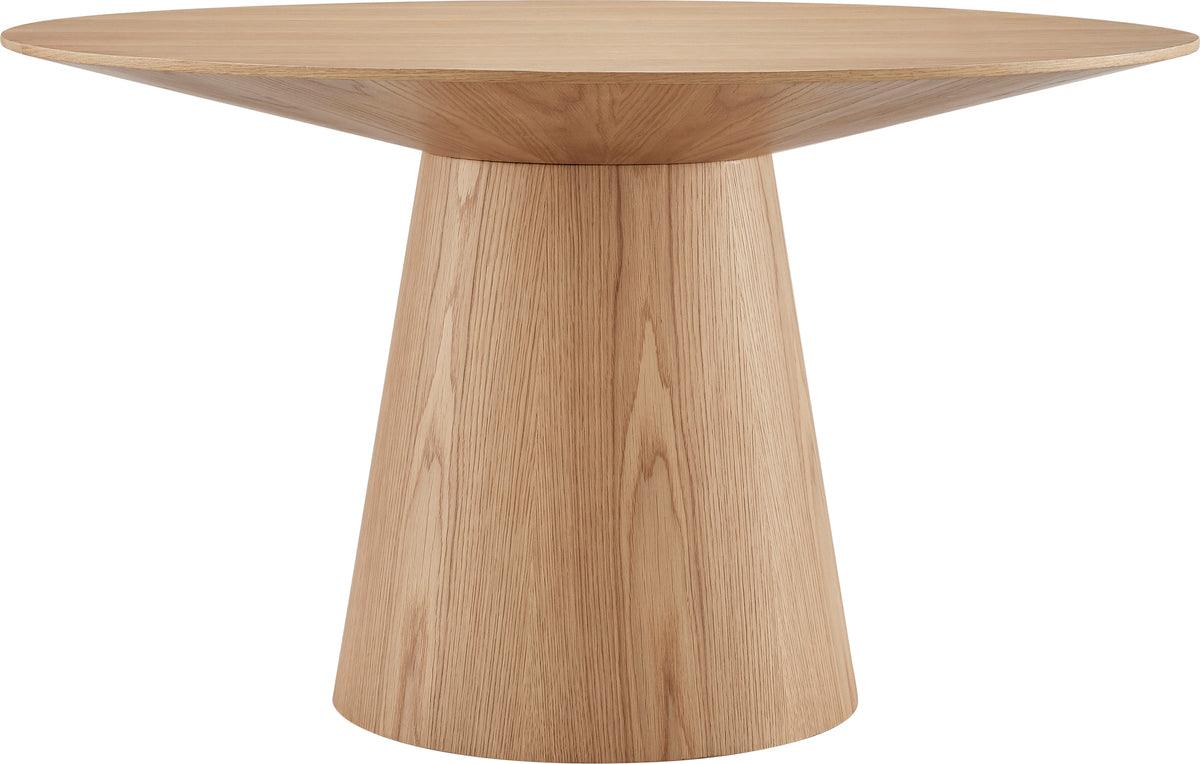 Euro Style Dining Tables - Wesley 53" Round Dining Table in Oak
