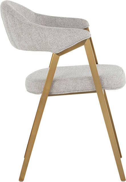 SUNPAN Dining Chairs - Burgos Dining Armchair - Belfast Heather Grey