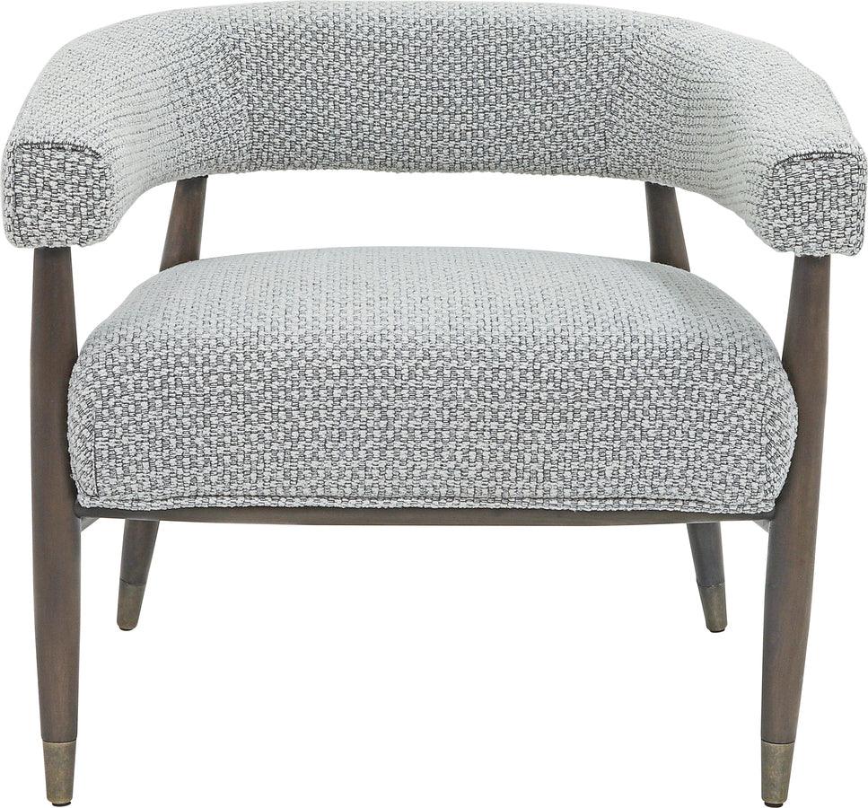 Wood, Eclectic Accent Chair, Gray