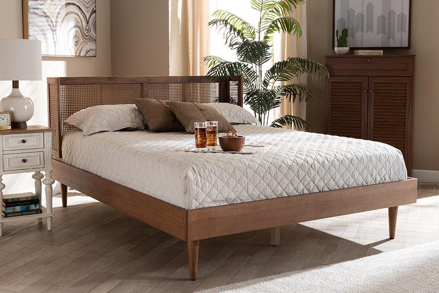 Wholesale Interiors Beds - Rina Full Bed Ash walnut