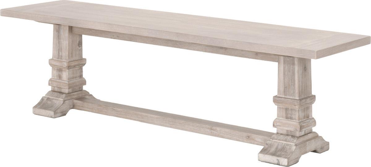 Essentials For Living Benches - Hudson Large Dining Bench Natural Gray
