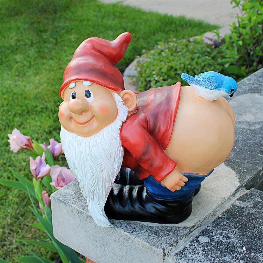 Design Toscano Trendy Gifts - Large Loonie Moonie Gnome