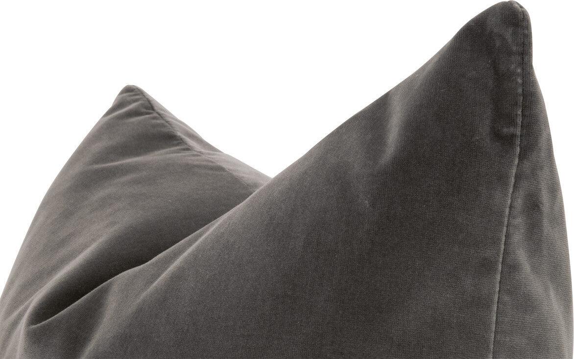 Essentials For Living Pillows & Throws - The Basic 22in Essential Pillow - Dark Dove Velvet