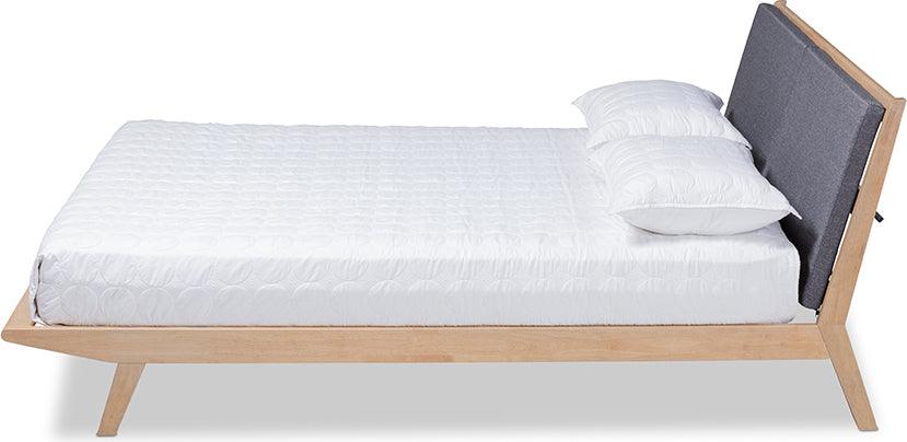 Wholesale Interiors Beds - Emile King Bed Gray & Natural