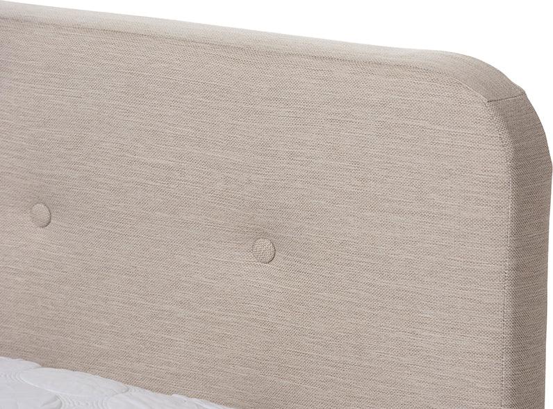 Wholesale Interiors Beds - Samson Full Bed Light Beige