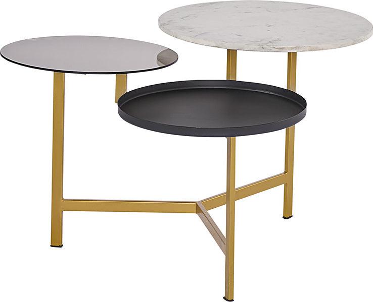 SUNPAN Coffee Tables - Diesel Coffee Table - Gunmetal / Smoked Mirror