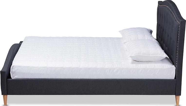 Wholesale Interiors Beds - Felisa King Bed Charcoal