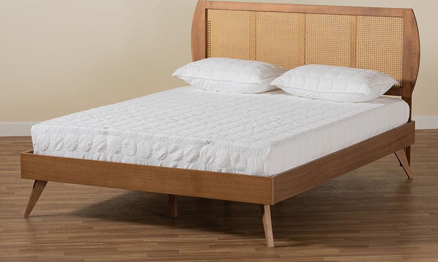 Wholesale Interiors Beds - Asami Full Bed Walnut Brown