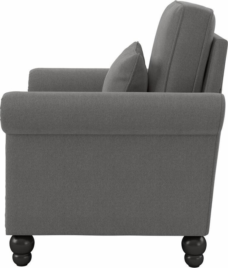 Bush Business Furniture Accent Chairs - Accent Chair with Arms French Gray Herringbone Fabric M