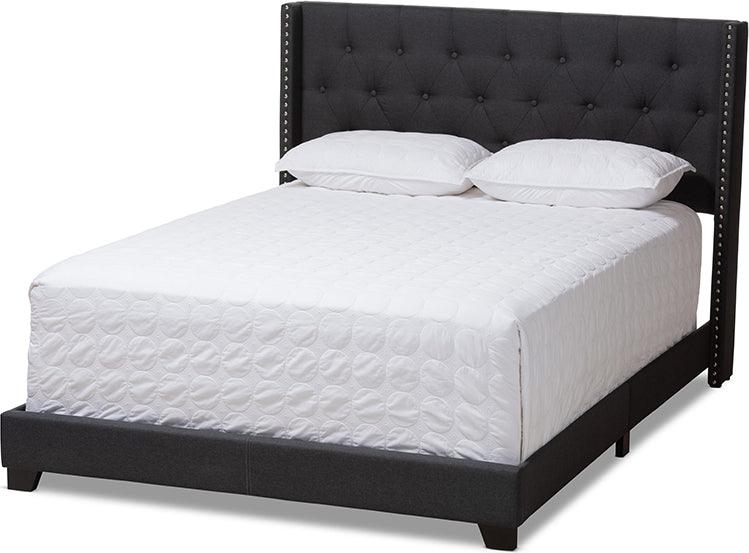 Wholesale Interiors Beds - Brady Queen Bed Charcoal Gray