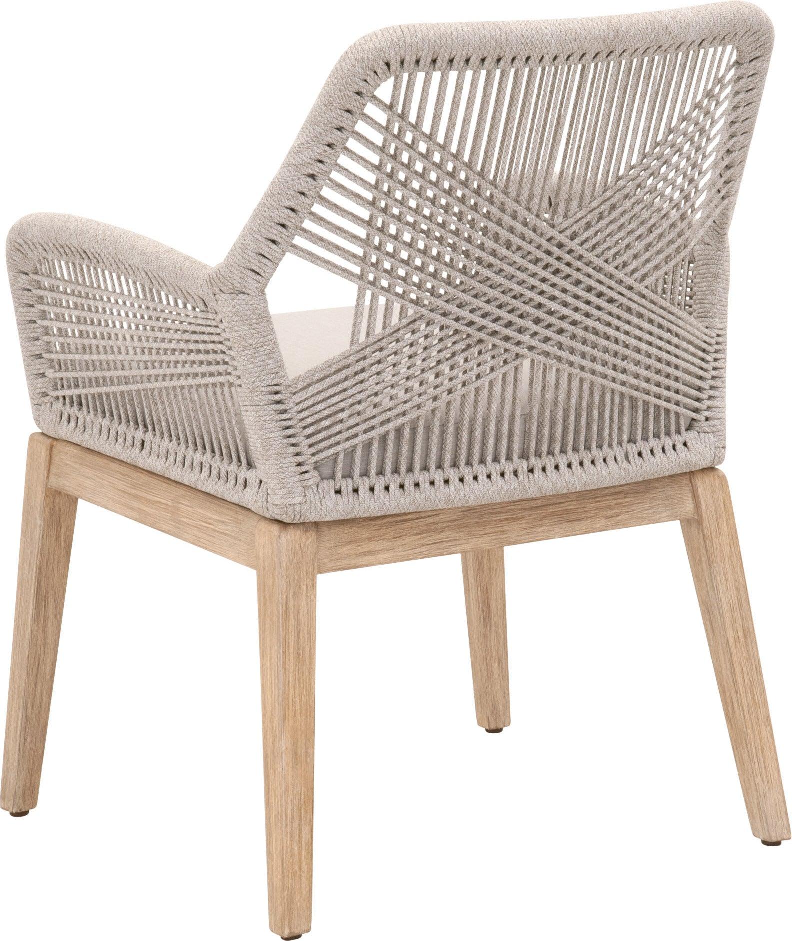 Essentials For Living Dining Chairs - Loom Arm Chair Taupe (Set of 2)