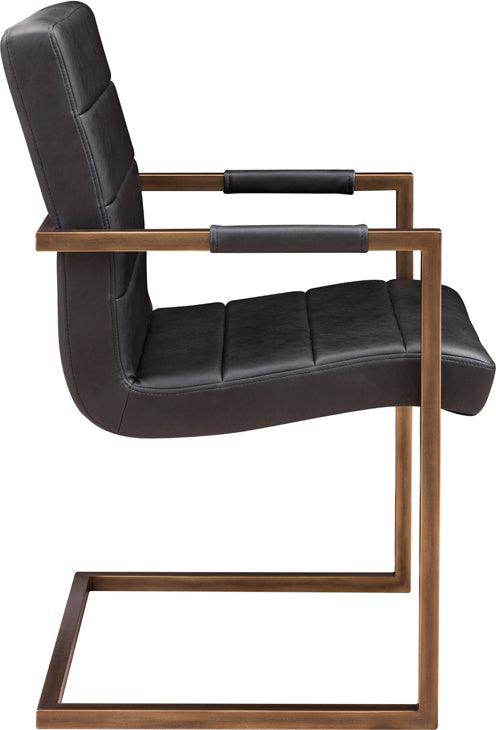 SUNPAN Dining Chairs - Jafar Dining Armchair - Vintage Black (Set of 2)
