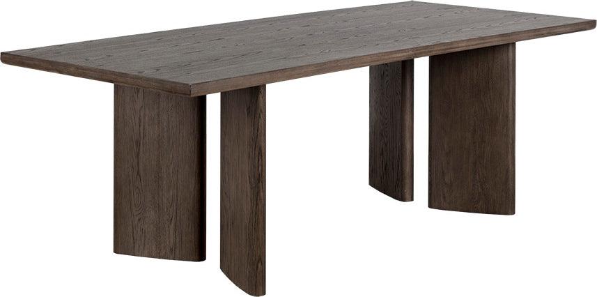 SUNPAN Dining Tables - Giulietta Dining Table - Rectangular - Dark Brown - 90.5" Brown
