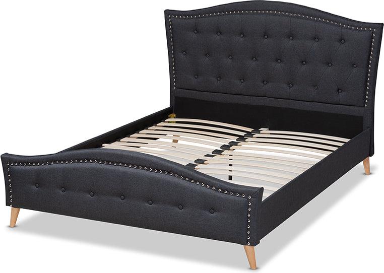 Wholesale Interiors Beds - Felisa King Bed Charcoal