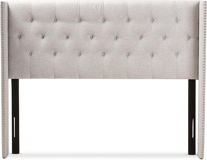 Wholesale Interiors Headboards - Ally King Headboard Grayish Beige