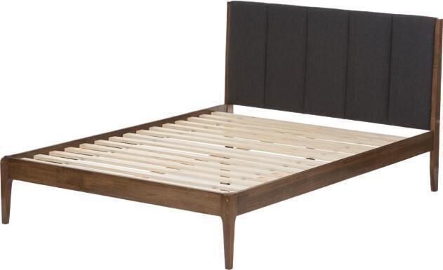 Wholesale Interiors Beds - Ember Queen Bed Dark Gray & Brown