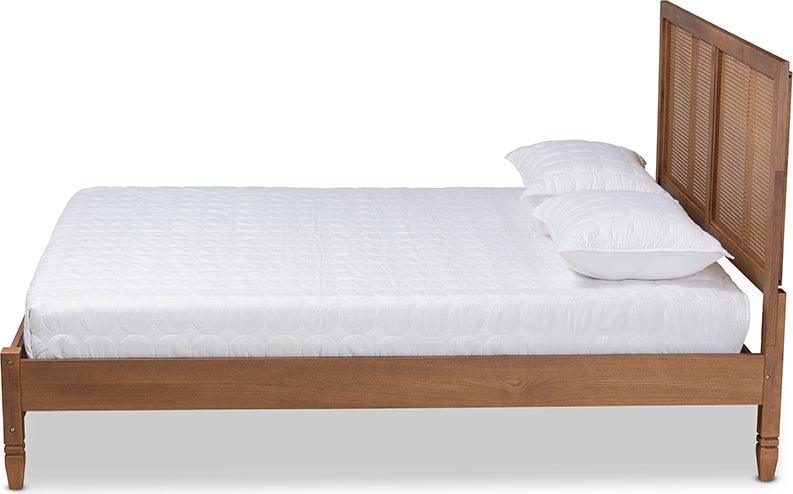 Wholesale Interiors Beds - Redmond Queen Bed Walnut Brown