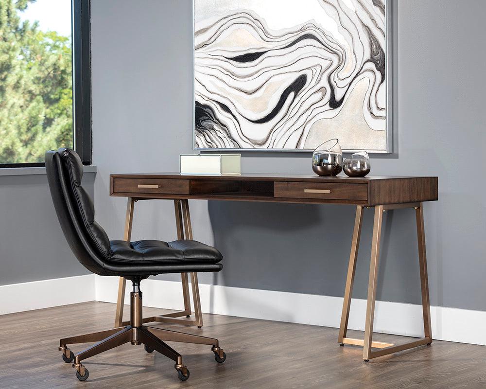 SUNPAN Desks - Alma Desk Brown Wood