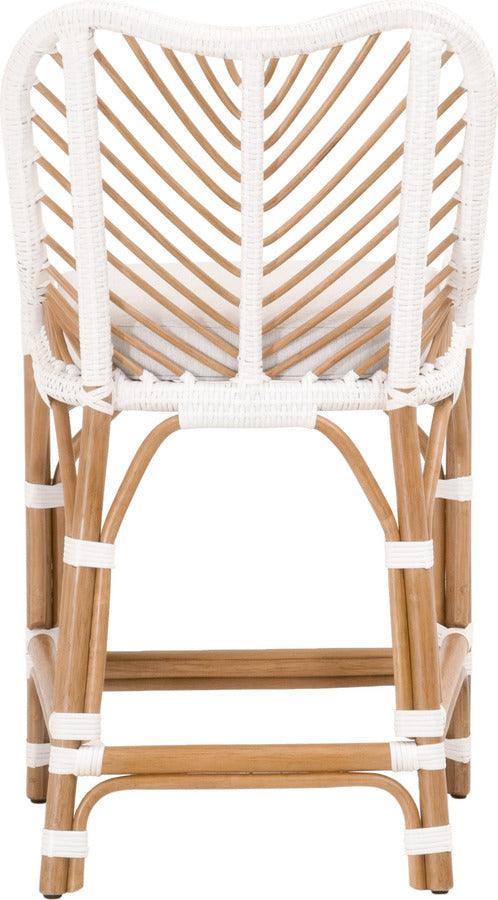 Essentials For Living Outdoor Barstools - Laguna Counter Stool White