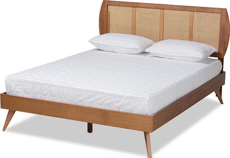 Wholesale Interiors Beds - Asami Full Bed Walnut Brown