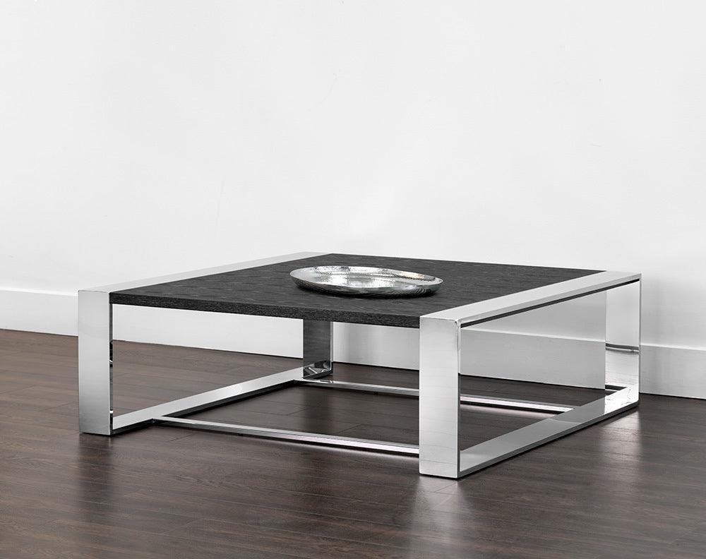 SUNPAN Coffee Tables - Dalton Coffee Table - Stainless Steel - Grey
