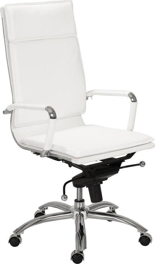 Euro Style Task Chairs - Gunar Pro High Back Office Chair White