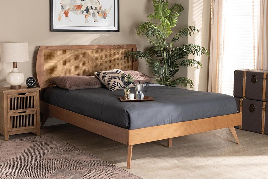 Wholesale Interiors Beds - Asami Full Bed Walnut Brown