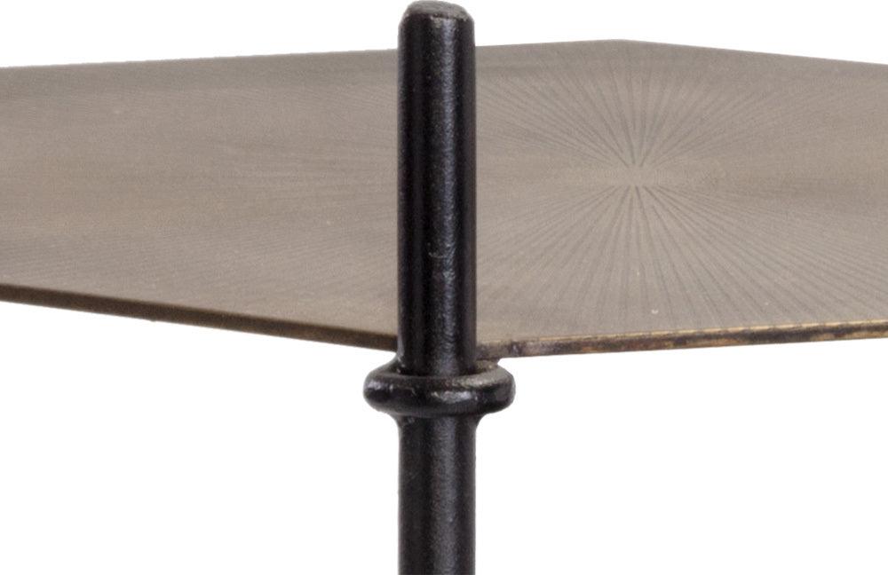 SUNPAN Side & End Tables - Hexall Side Table Black Marble