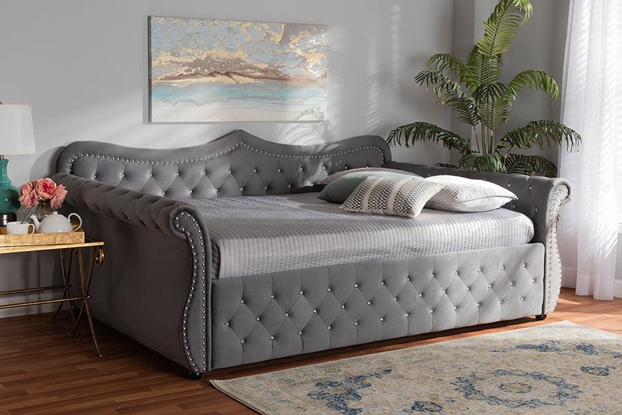 Wholesale Interiors Daybeds - Abbie 98.8" Daybed Gray
