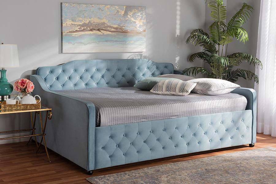 Wholesale Interiors Daybeds - Freda 83.2" Daybed Light Blue