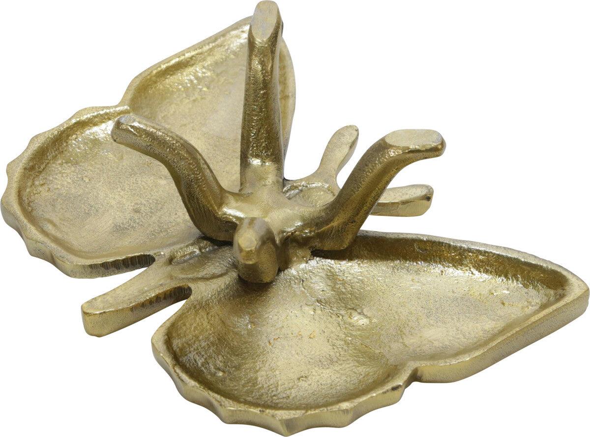 Sagebrook Home Decorative Objects - Metal 7" Butterfly Table Deco Gold
