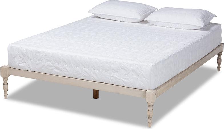 Wholesale Interiors Beds - Iseline King Bed Antique White