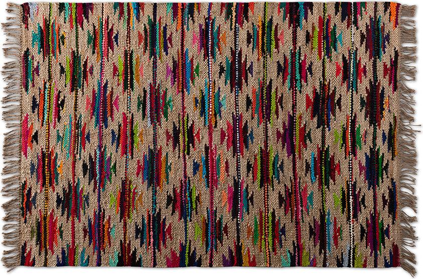 Wholesale Interiors Indoor Rugs - Zurich Modern and Contemporary Multi-Colored Handwoven Hemp Blend Area Rug