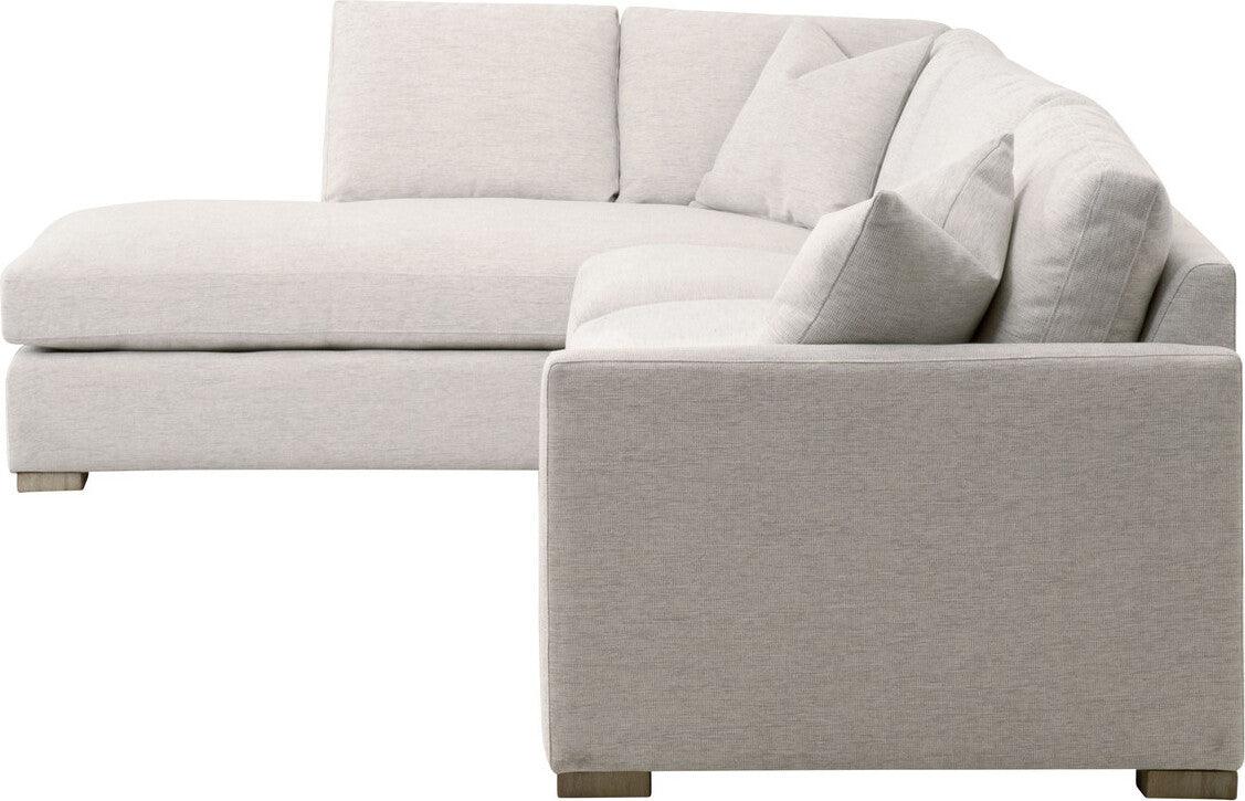 Essentials For Living Sofas & Couches - Clara Modular 2-Seat Right Slim Arm Sofa Natural Gray Oak