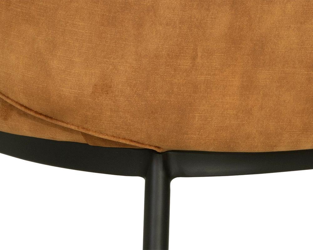 SUNPAN Accent Chairs - Echo Lounge Chair Black Nono Tapenade Gold